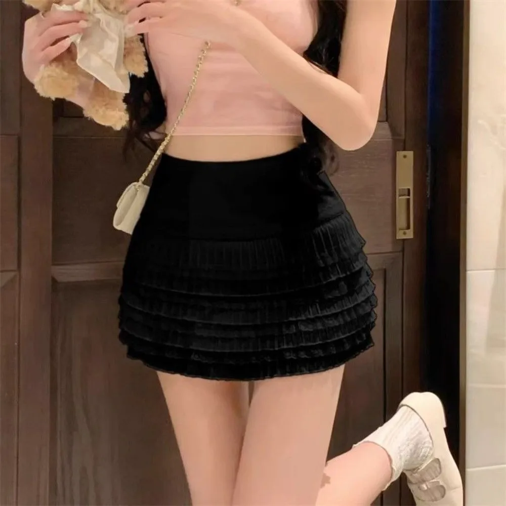 New Sweet Lace Pleated Skirt with Safety Pants Slimming A- Line Skirt High Waist Cake Skirt Summer
New Sweet Lace Pleated Skirt with Safety Pants Slimming A- Line Skirt High Waist Cake Skirt Summer