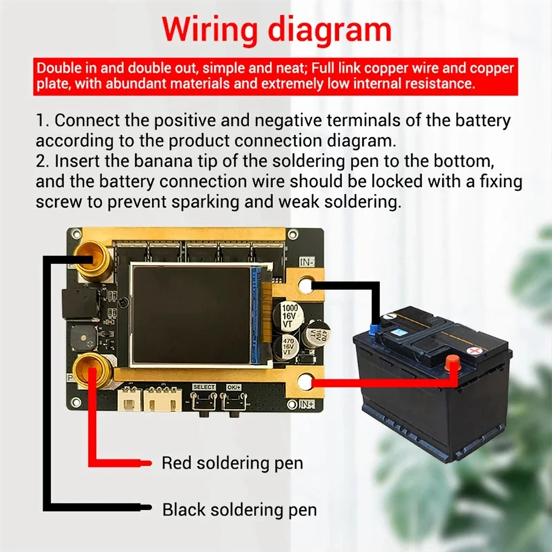 GTBL 12V Spot Welder Kit LCD Digital Power Adjustable Spot Welding Pen Control Board Nickel Sheet For 18650 Lithium Battery
GTBL 12V Spot Welder Kit LCD Digital Power Adjustable Spot Welding Pen Control Board Nickel Sheet For 18650 Lithium Battery