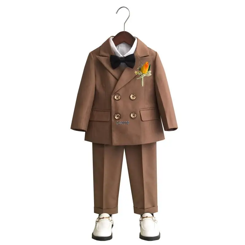 Kids Formal Blazer Vest Pants Bowtie Photograph Dress Newborn Baby Boys 1 Year Birthday Suit Children Wedding Party Show Costume
Kids Formal Blazer Vest Pants Bowtie Photograph Dress Newborn Baby Boys 1 Year Birthday Suit Children Wedding Party Show Costume