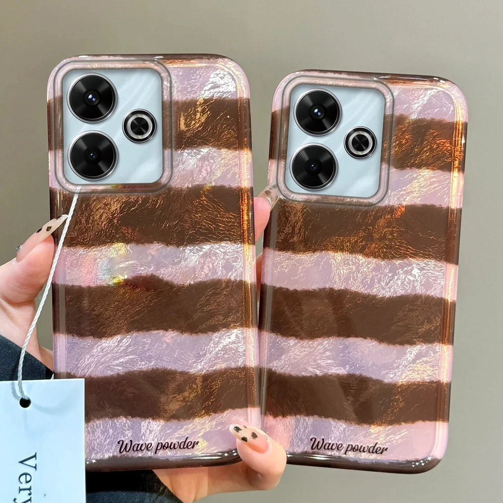 Fashion Stripe Pattern Glacier texture Girls Women Phone Case for Xiaomi Poco X5 X7 M6 Pro X6 X3 C65 C61 M5S Shockproof Cover
Fashion Stripe Pattern Glacier texture Girls Women Phone Case for Xiaomi Poco X5 X7 M6 Pro X6 X3 C65 C61 M5S Shockproof Cover