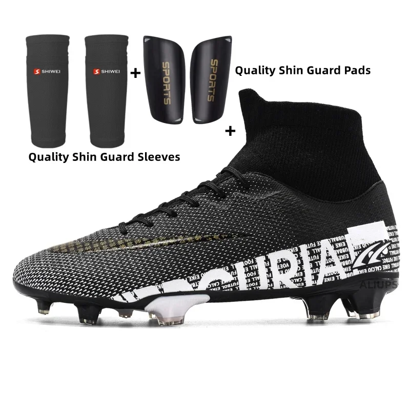 Men Boys Soccer Shoes Football Boots Unisex High Ankle Child Soccer Cleats Training Sport Sneakers Football Shoes
Men Boys Soccer Shoes Football Boots Unisex High Ankle Child Soccer Cleats Training Sport Sneakers Football Shoes