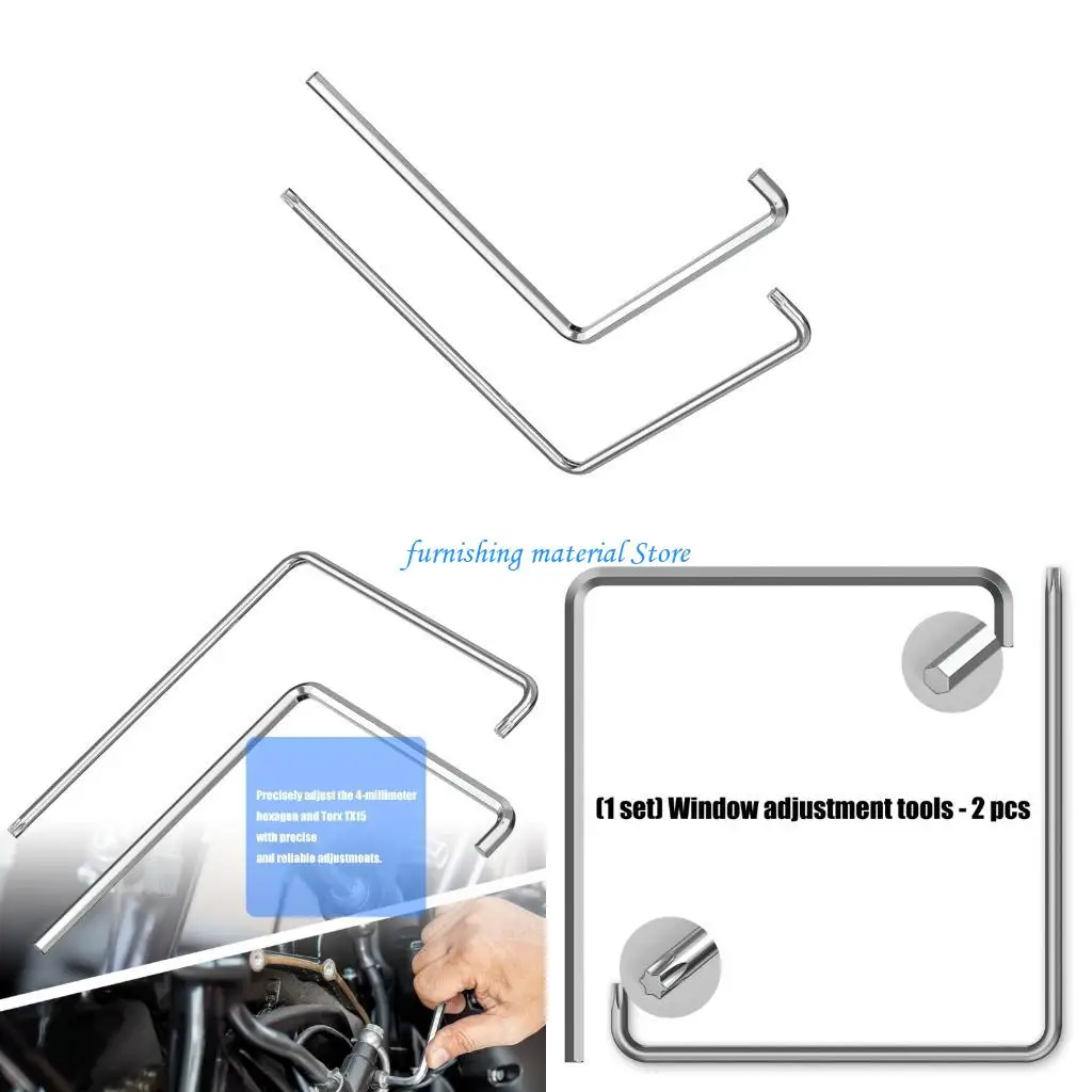 Y5GD 2Pcs Wear Resist Window Fitting Wrench Professional Steel Window Adjuster
Y5GD 2Pcs Wear Resist Window Fitting Wrench Professional Steel Window Adjuster