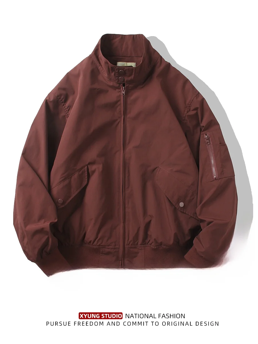 American Sle Pilot Jaet Мужская весенне-осенняя тонкая верхняя одежда INS Trend Outdoor Casual Baseball orm Loose Sle
American Sle Pilot Jaet Мужская весенне-осенняя тонкая верхняя одежда INS Trend Outdoor Casual Baseball orm Loose Sle