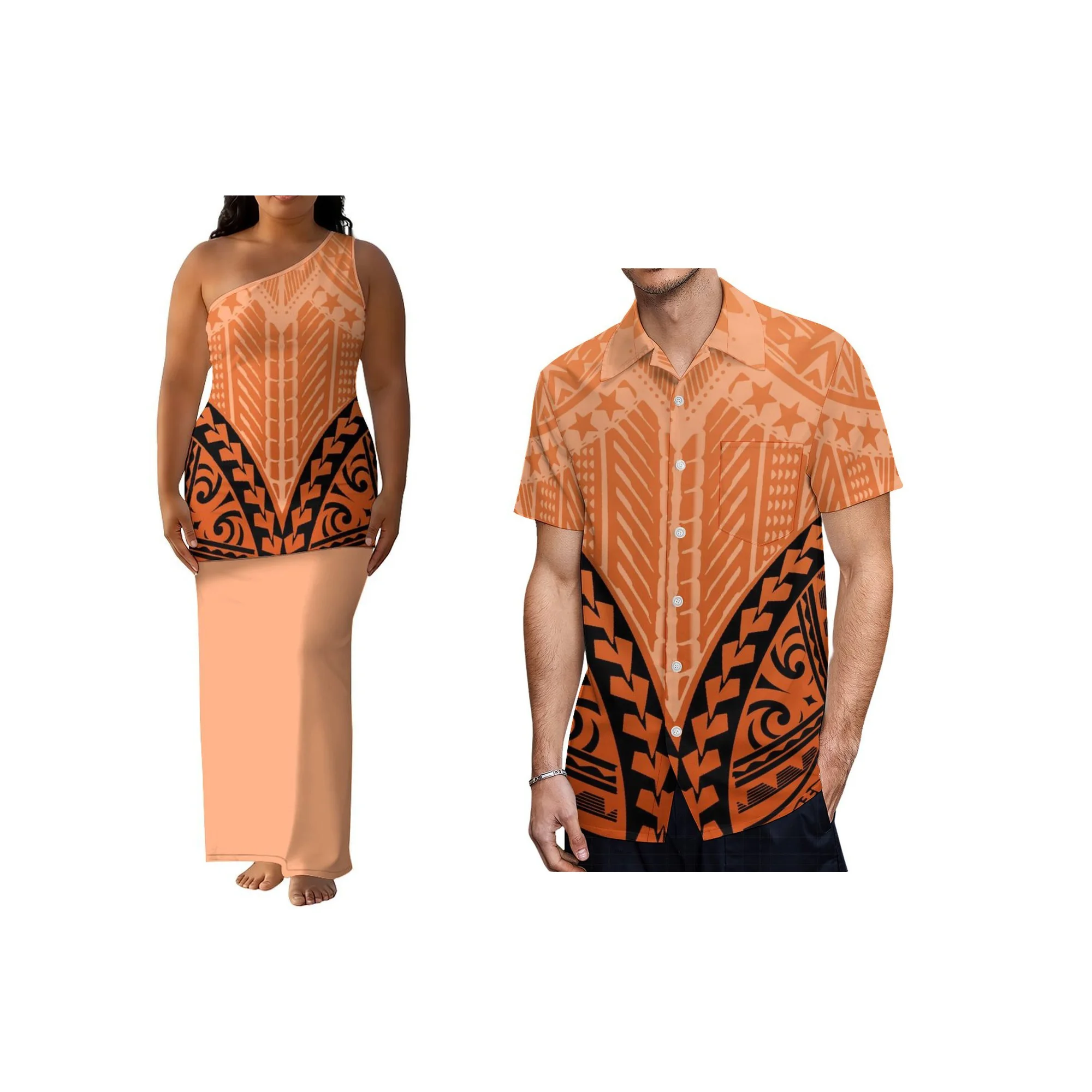 Low Price High Quality Custom Women Polynesian Design One Shoulder 2 Pcs Dress Samoan Print Dress
Low Price High Quality Custom Women Polynesian Design One Shoulder 2 Pcs Dress Samoan Print Dress