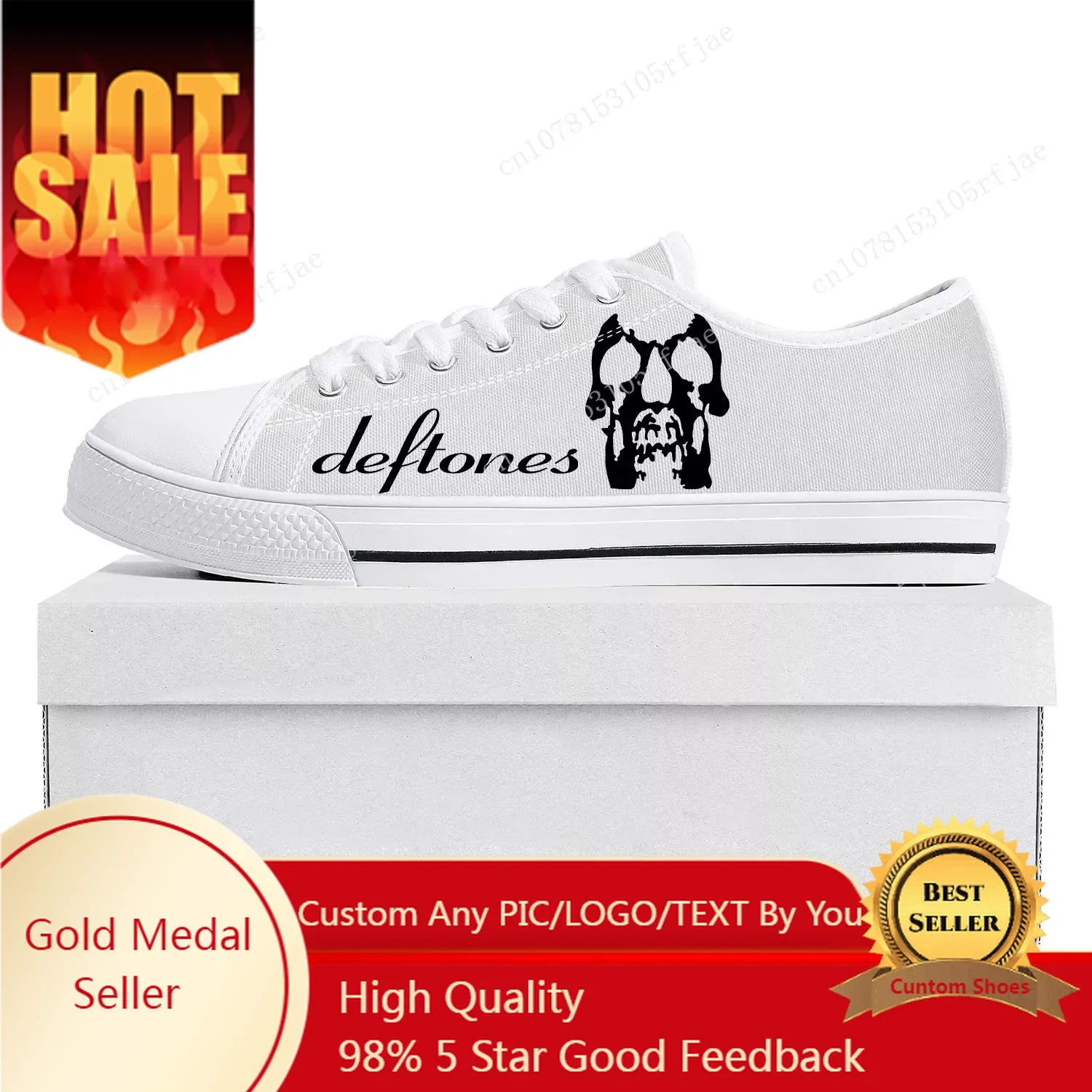Deftones Rock Band Low Top Sneakers Mens Womens Teenager Canvas Skeleton Couple Shoes Pop Sneaker Custom Shoe
Deftones Rock Band Low Top Sneakers Mens Womens Teenager Canvas Skeleton Couple Shoes Pop Sneaker Custom Shoe