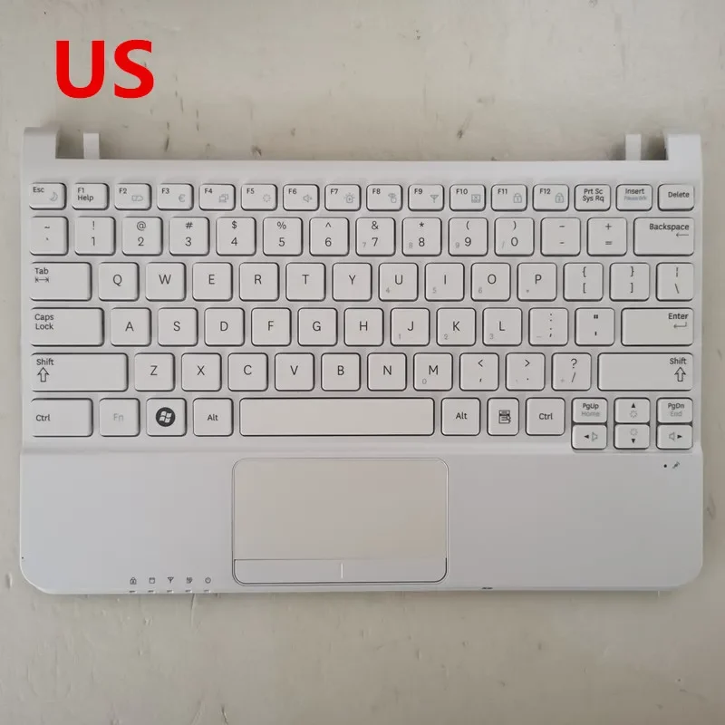 Новая американская клавиатура для ноутбука с тачпадом и упором для рук для Samsung NC110 NC210 BA75-03321A
Новая американская клавиатура для ноутбука с тачпадом и упором для рук для Samsung NC110 NC210 BA75-03321A