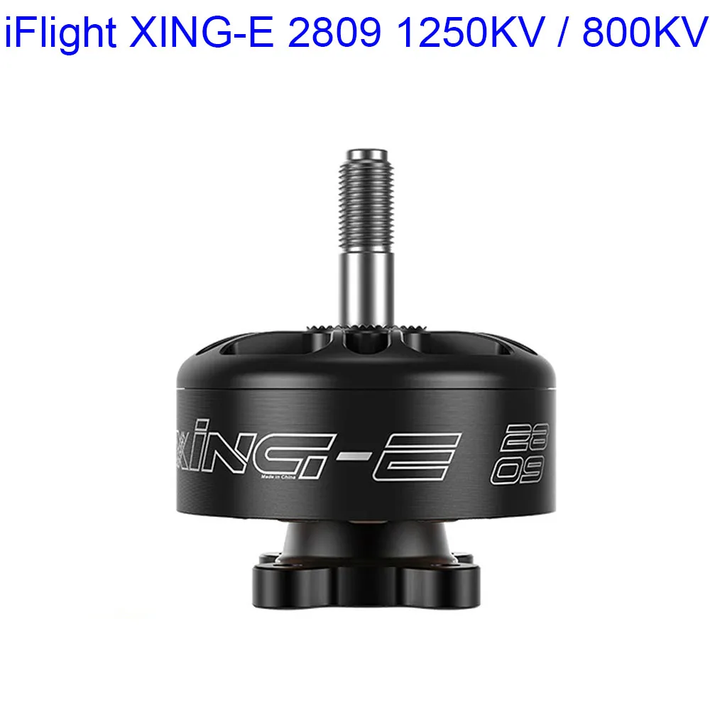 iFlight XING-E 2809 1250KV / 800KV 4-6S FPV Cinelifter Motor with 5mm Steel shaft for FPV Chimera7 Pro V2
iFlight XING-E 2809 1250KV / 800KV 4-6S FPV Cinelifter Motor with 5mm Steel shaft for FPV Chimera7 Pro V2