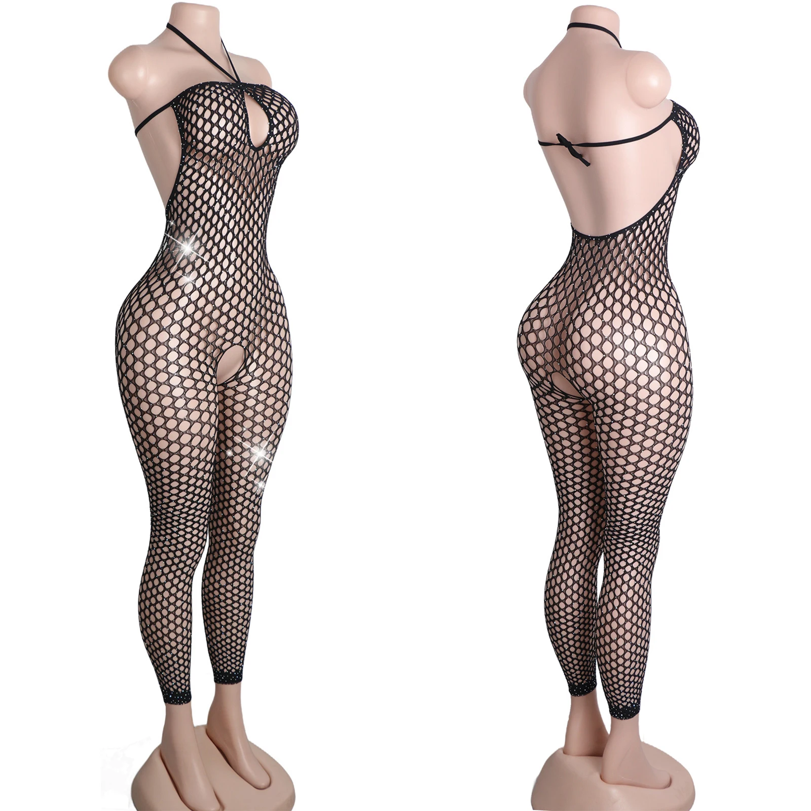 Rhinestone Long Pants Bodysuit Fishnet Hollow Out Cami Sexy Dancewear Performance Wear Tight-Fitting Clubwear Custom Design
Rhinestone Long Pants Bodysuit Fishnet Hollow Out Cami Sexy Dancewear Performance Wear Tight-Fitting Clubwear Custom Design