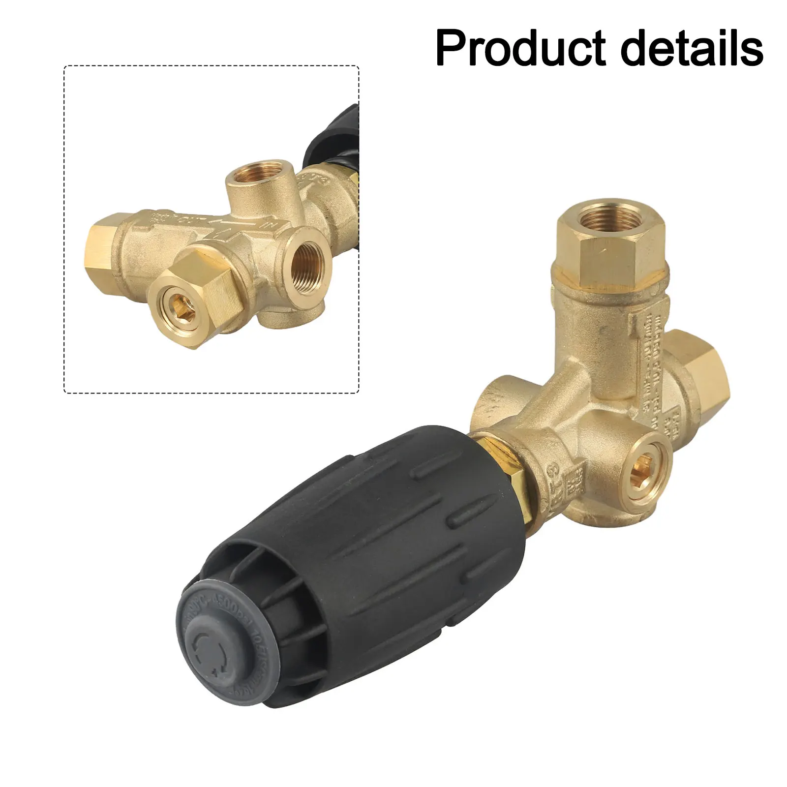 High-Performance Valve VRT3 Pressure Jet Wash 140 Bar Pressure 90°C Water Temperature Brass & Steel Construction
High-Performance Valve VRT3 Pressure Jet Wash 140 Bar Pressure 90°C Water Temperature Brass & Steel Construction