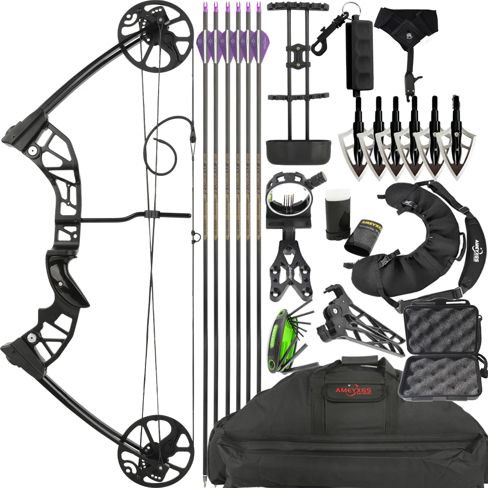 Archery Compound Bow Beginner Shooting 38-70lbs Adjustable Let-off 72% Aluminum Alloy Right Hand Target Practice
Archery Compound Bow Beginner Shooting 38-70lbs Adjustable Let-off 72% Aluminum Alloy Right Hand Target Practice