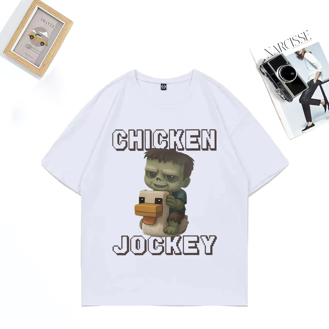 Chicken Jockey Gamer Funny Graphics T Shirt men women Hip Hop Oversized 100% Cotton t-shirts vintage short sleeve Unisex clothes
Chicken Jockey Gamer Funny Graphics T Shirt men women Hip Hop Oversized 100% Cotton t-shirts vintage short sleeve Unisex clothes