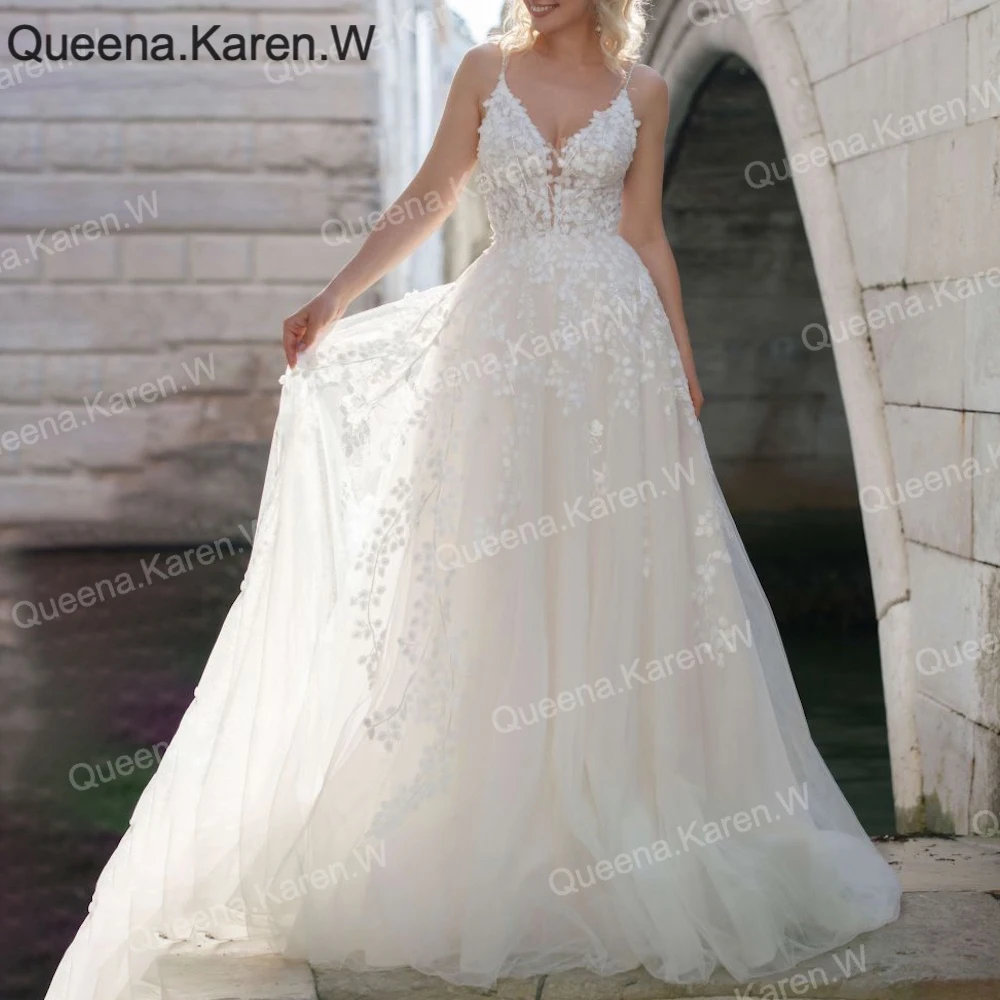 Elegant lace wedding dress A line V-neckline floral lace applique bride dress robe de mariee A line Wedding Bridal Gown
Elegant lace wedding dress A line V-neckline floral lace applique bride dress robe de mariee A line Wedding Bridal Gown