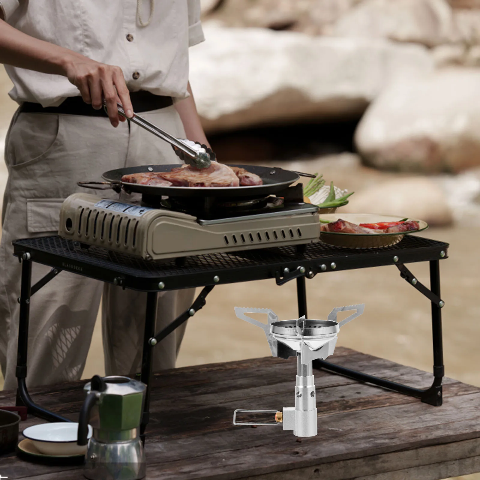 Outdoor Heating Stove Camping Stoves Portable Metal Burning Gas Cooker Cooking Emergency Copper Backpacking
Outdoor Heating Stove Camping Stoves Portable Metal Burning Gas Cooker Cooking Emergency Copper Backpacking