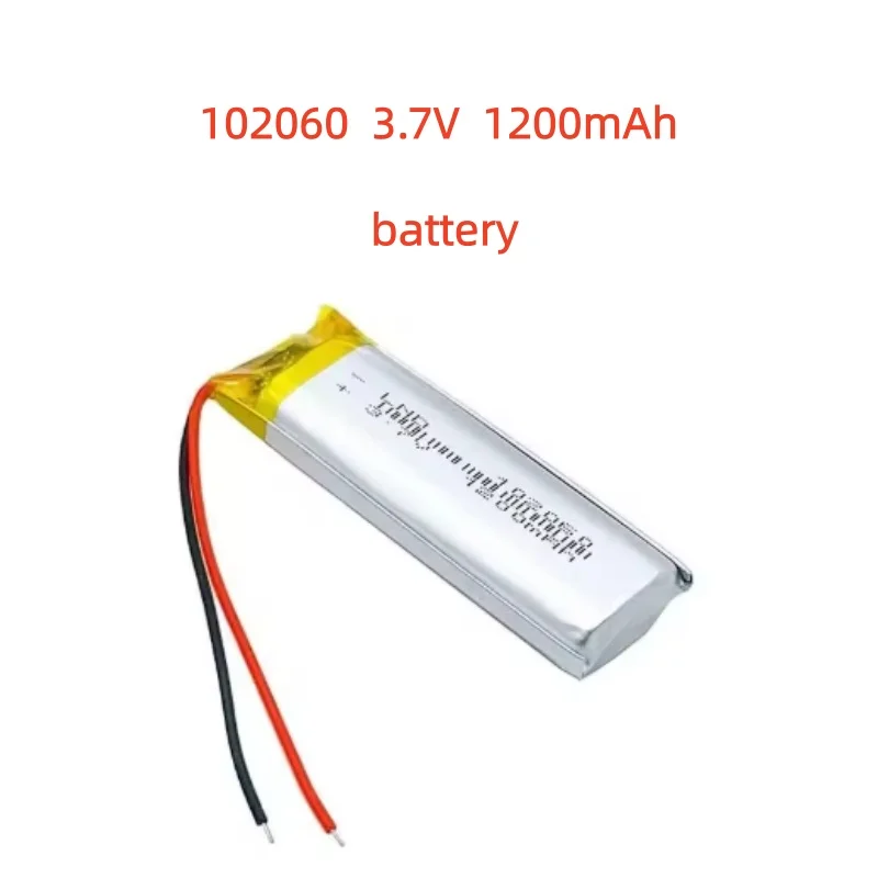 102060 3.7V 1200mAh Lithium Polymer Lipo Rechargeable Battery For Bluetooth GPS Wired Microphone Smart Watch Recorder
102060 3.7V 1200mAh Lithium Polymer Lipo Rechargeable Battery For Bluetooth GPS Wired Microphone Smart Watch Recorder