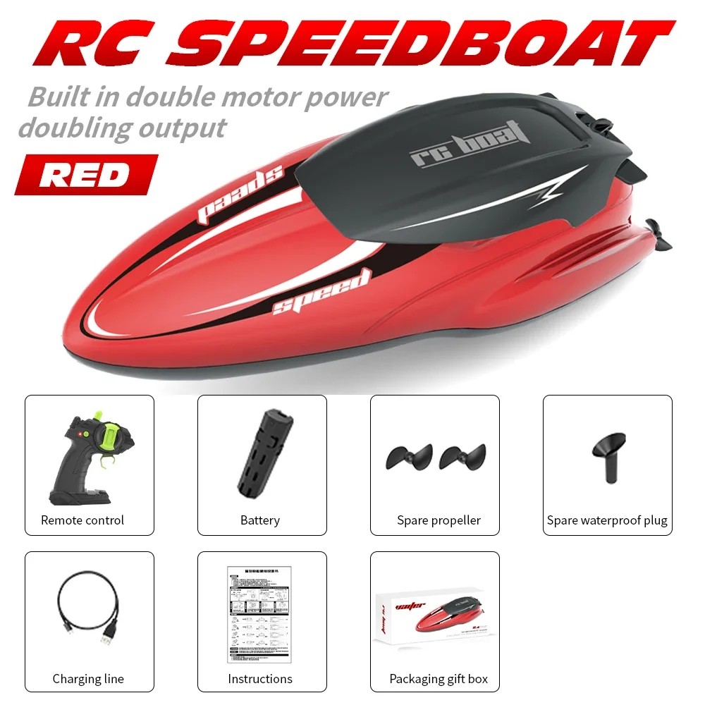 RC Boat 2.4G TY1 RC High Speed Racing Boat Waterproof Rechargeable Model Electric Radio Remote Control Speedboat Toys Gift
RC Boat 2.4G TY1 RC High Speed Racing Boat Waterproof Rechargeable Model Electric Radio Remote Control Speedboat Toys Gift