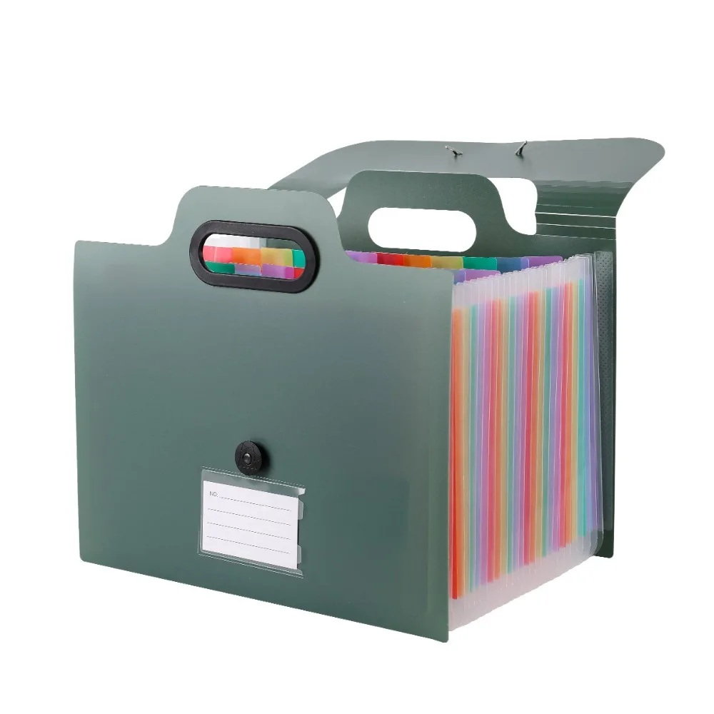 13/25 Pocket Accordion File Organizer Buckle Closure Portable Handle Expanded File Folders Waterproof Thickened A4 Document Bag
13/25 Pocket Accordion File Organizer Buckle Closure Portable Handle Expanded File Folders Waterproof Thickened A4 Document Bag