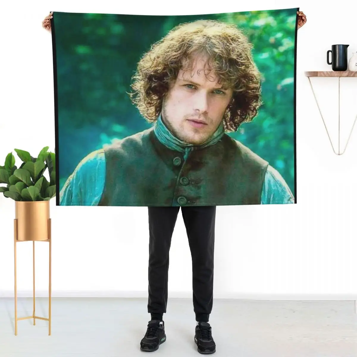 Sam Heughan Throw Blanket Shaggy Furry Soft Blanket for Bedroom Living Room
Sam Heughan Throw Blanket Shaggy Furry Soft Blanket for Bedroom Living Room