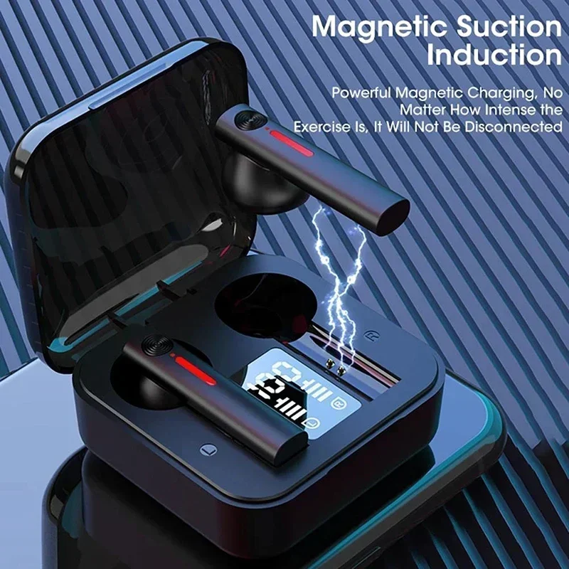 T13 Digital LED Display True 5.0 Waterproof Earphone With MIC Wireless Headset Binaural Smart in-Ear TWS Touch Sports Stereo BT
T13 Digital LED Display True 5.0 Waterproof Earphone With MIC Wireless Headset Binaural Smart in-Ear TWS Touch Sports Stereo BT