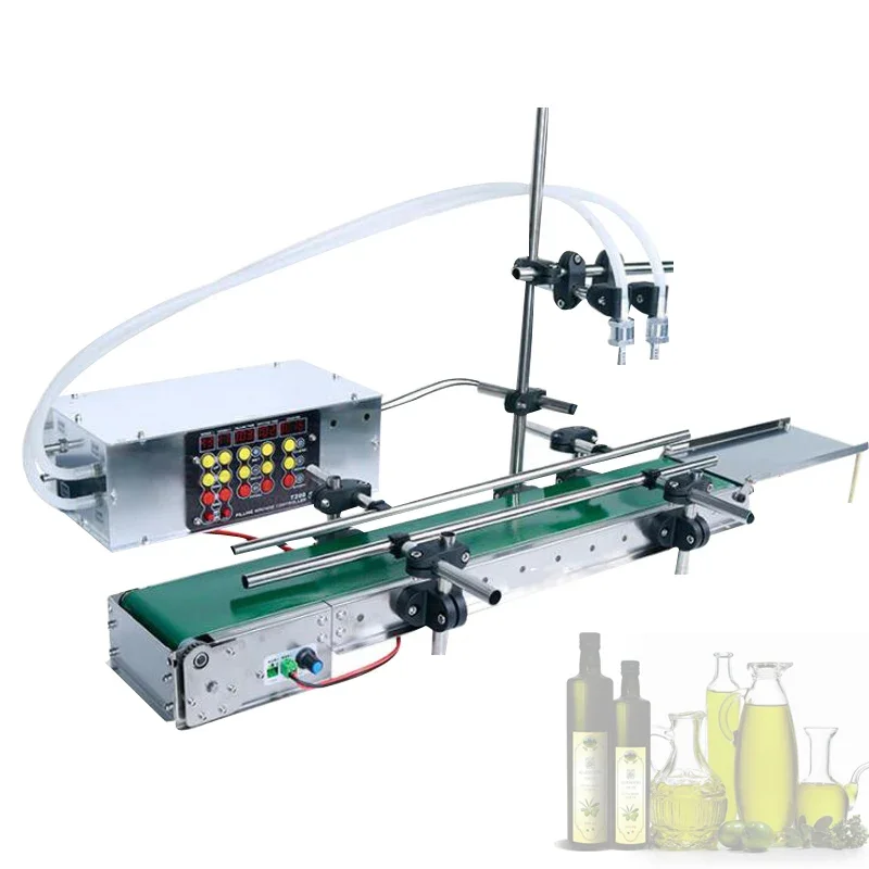 Double-Head Electric Liquid Filling Machine With Conveyor Belt Precision Filling Machine For Liquid
Double-Head Electric Liquid Filling Machine With Conveyor Belt Precision Filling Machine For Liquid