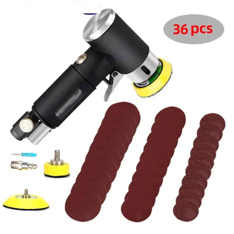 36pcs Orbit Air Sander Mini Pneumatic 1/2/3inch Grinding Machine Set for Car Polishing High Speed Air Powered Polisher Air tool
36pcs Orbit Air Sander Mini Pneumatic 1/2/3inch Grinding Machine Set for Car Polishing High Speed Air Powered Polisher Air tool