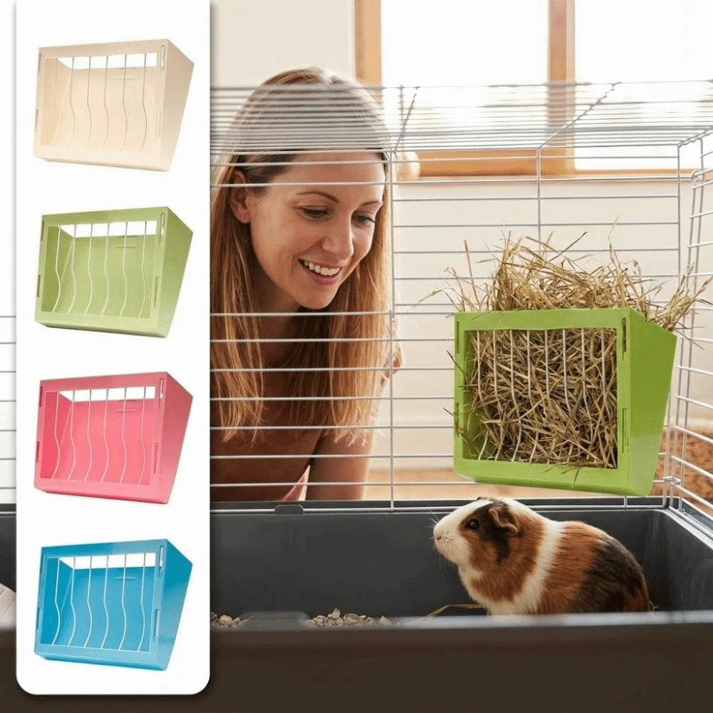 Pet Supplies Large Capacity Rabbit Hay Feeder Hanging Anti-Flipping Grass Holder Durable Chew Proof Hay Rack Small Pet Feeding
Pet Supplies Large Capacity Rabbit Hay Feeder Hanging Anti-Flipping Grass Holder Durable Chew Proof Hay Rack Small Pet Feeding