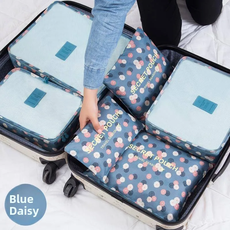 Travel Organizer Bag Set Korean Style Six-Piece Suitcase Clothing Underwear Storage Bag Family Life Management Tools
Travel Organizer Bag Set Korean Style Six-Piece Suitcase Clothing Underwear Storage Bag Family Life Management Tools