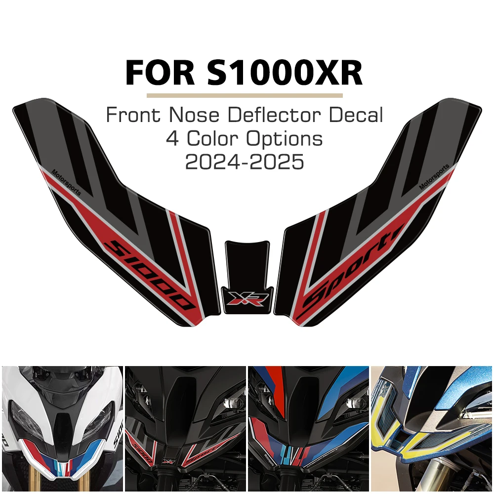 For BMW S1000 XR S 1000 XR 2024 2025 Front Nose Deflector Decal Reflective Waterproof Bike Sticker Motorrad S1000XR Upgrade Part
For BMW S1000 XR S 1000 XR 2024 2025 Front Nose Deflector Decal Reflective Waterproof Bike Sticker Motorrad S1000XR Upgrade Part