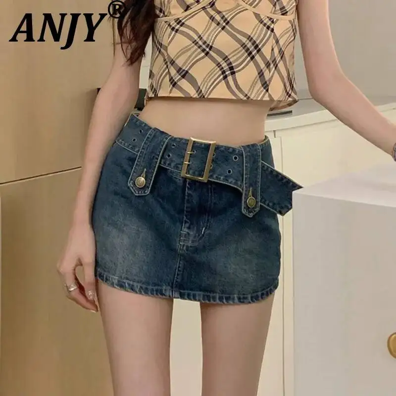 ANJY Summer New Women American Style Retro Sexy Hot Girl Mini Denim Skirt Washed Trendy High Street Ins Bodycon Pantskirt A22975
ANJY Summer New Women American Style Retro Sexy Hot Girl Mini Denim Skirt Washed Trendy High Street Ins Bodycon Pantskirt A22975