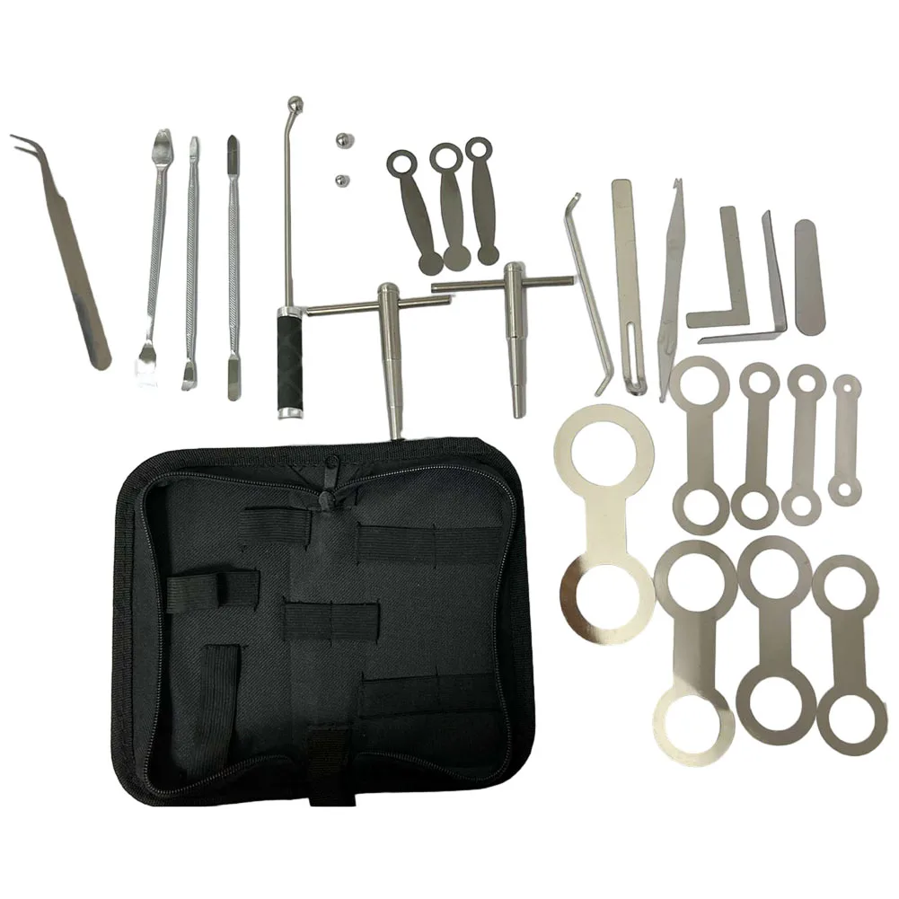 Essential Saxophone Repair Toolkit in Storage Box Ideal Tools for Woodwind Instruments like Flute Oboe and Trombone
Essential Saxophone Repair Toolkit in Storage Box Ideal Tools for Woodwind Instruments like Flute Oboe and Trombone