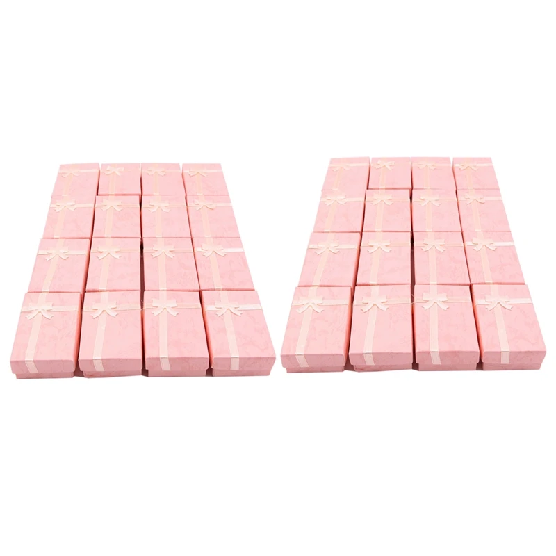 32Pcs Paper Jewelry Gifts Boxes For Jewelry Display-Rings, Small Watches, Necklaces, Earrings Packaging Box (Pink)
32Pcs Paper Jewelry Gifts Boxes For Jewelry Display-Rings, Small Watches, Necklaces, Earrings Packaging Box (Pink)