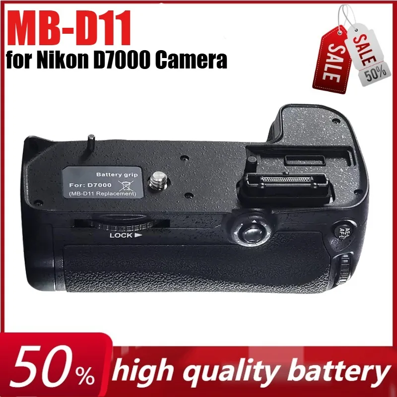 MB-D11 Vertical Battery Grip Holder for Nikon D7000 Camera Holds EN-EL15 Battery or Six AA Battery
MB-D11 Vertical Battery Grip Holder for Nikon D7000 Camera Holds EN-EL15 Battery or Six AA Battery