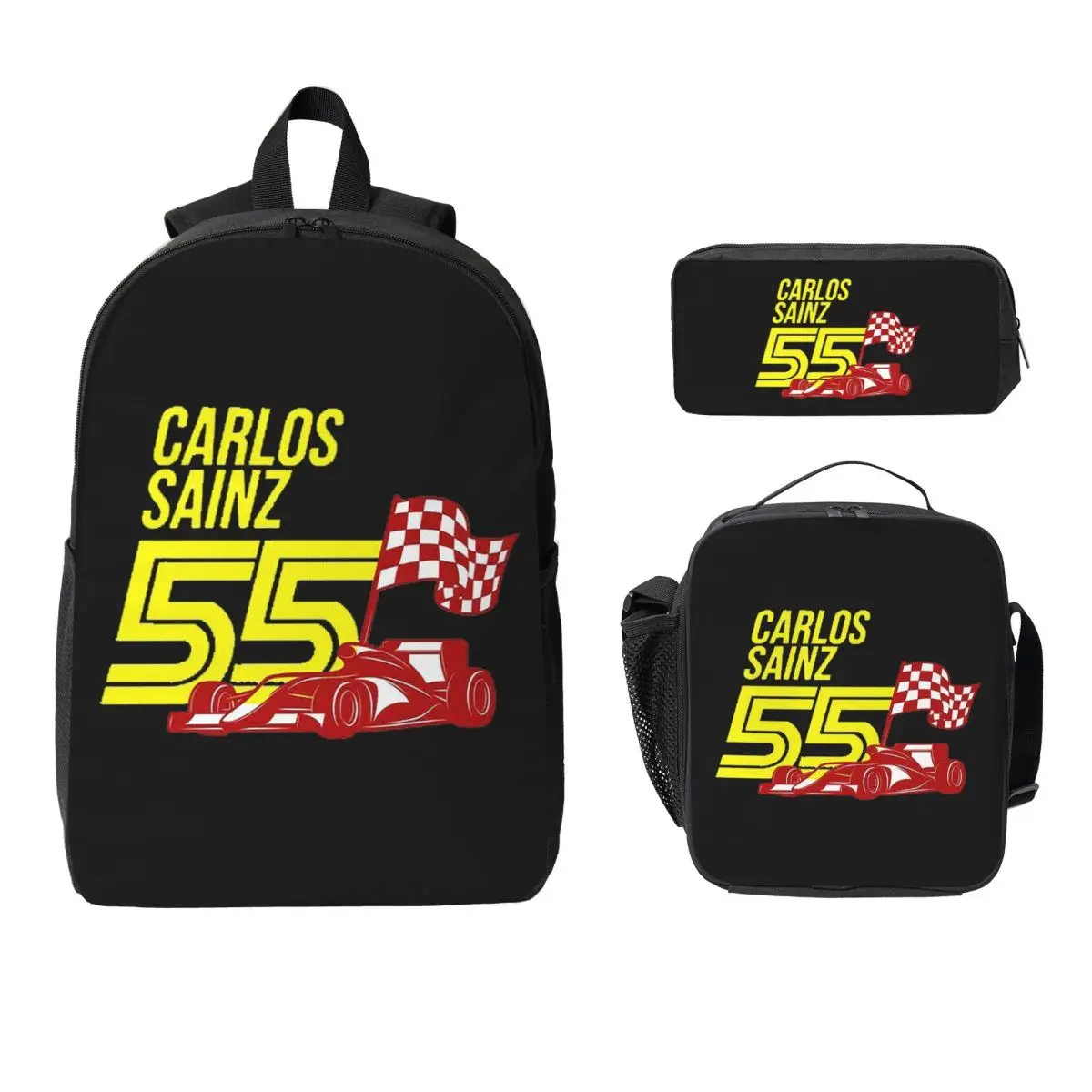 Carlos Sainz Jr F1 Signature Graphic Dark Backpack Student Boys Girls BookBag School Bag 3ps Insulated Lunch Bag Pencil Case
Carlos Sainz Jr F1 Signature Graphic Dark Backpack Student Boys Girls BookBag School Bag 3ps Insulated Lunch Bag Pencil Case