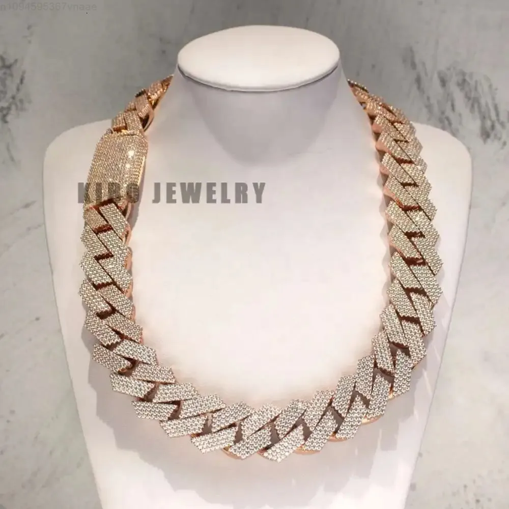 Hip Hop Jewelry 925 Sterling Silver 26mm Width Iced Out Moissanite Cuban Link Chain
Hip Hop Jewelry 925 Sterling Silver 26mm Width Iced Out Moissanite Cuban Link Chain