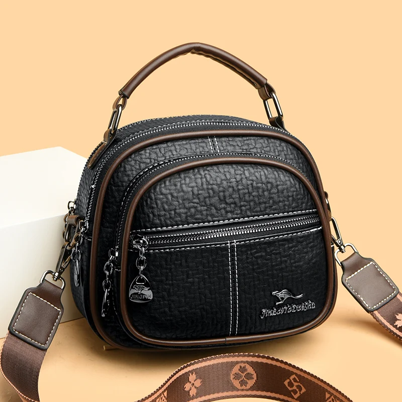 Fashion Multilayer Design Leather Women Shoulder Crossbody Bag Luxury Women's Tote Bags High Quality Female Handbags Sac A Main
Fashion Multilayer Design Leather Women Shoulder Crossbody Bag Luxury Women's Tote Bags High Quality Female Handbags Sac A Main