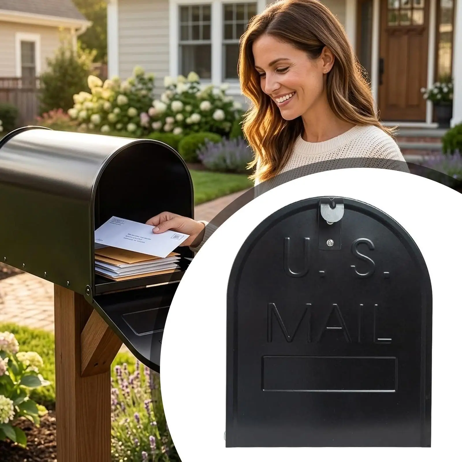 Weatherproof Replacement Mailbox Door Snap Design Metal Repair Cover for Exterior Brick Mailboxes Outdoor
Weatherproof Replacement Mailbox Door Snap Design Metal Repair Cover for Exterior Brick Mailboxes Outdoor