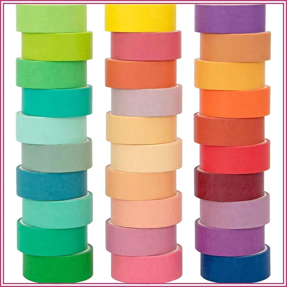30 Rolls Washi Tape Set, Decorative Craft Tape for Scrapbooking, Journaling, and DIY Projects
30 Rolls Washi Tape Set, Decorative Craft Tape for Scrapbooking, Journaling, and DIY Projects