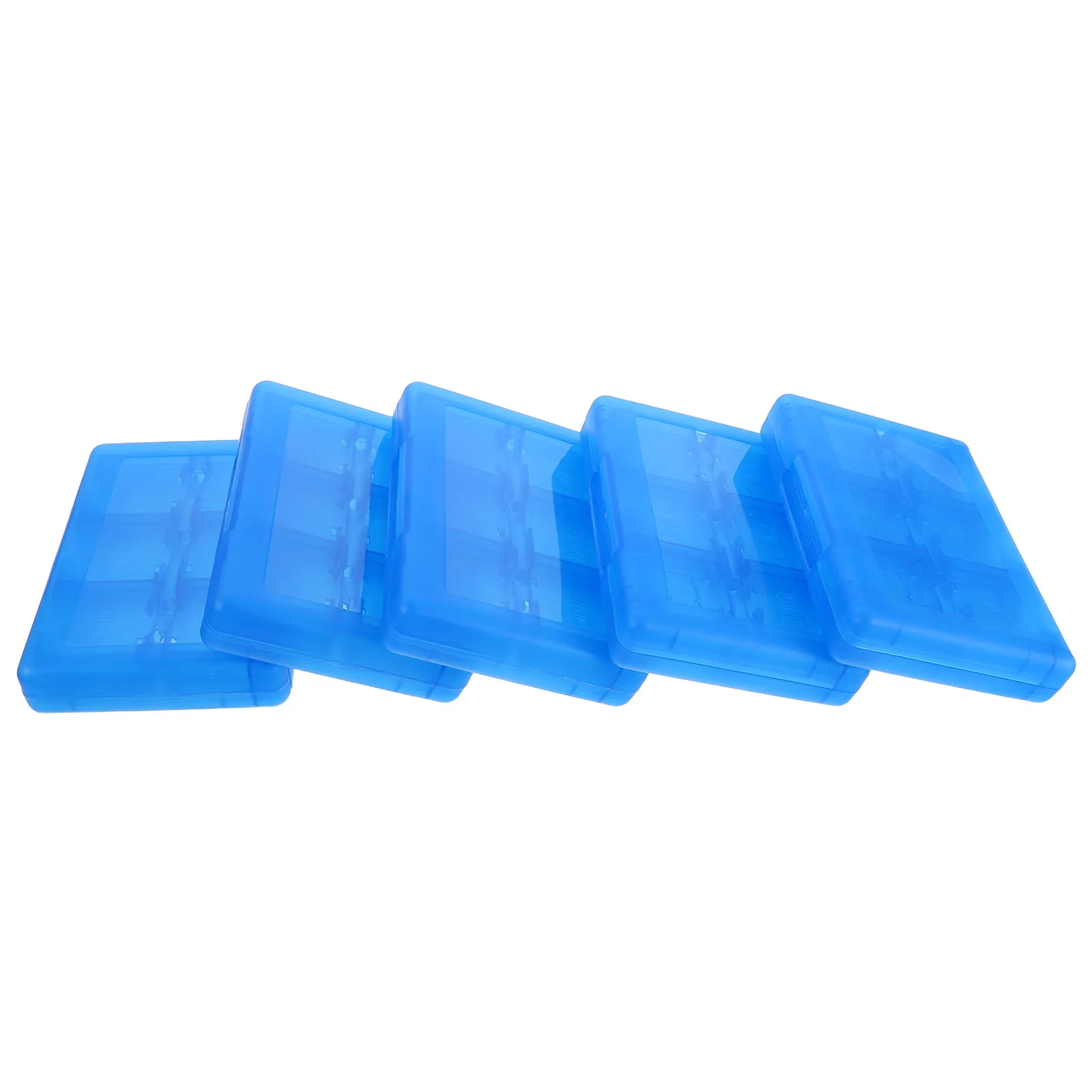 5 Pcs Game Card Storage Box Trading Cases Hard Plastic Playing Deck Rigid Holder Organizer Bracket 
5 Pcs Game Card Storage Box Trading Cases Hard Plastic Playing Deck Rigid Holder Organizer Bracket