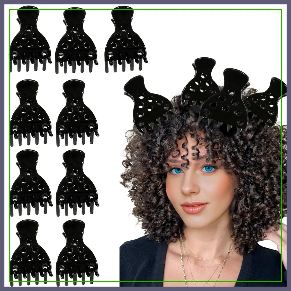 Hair Root Lifting Clips for Volume, 10 Pcs Curly Hair Clips for Thick Hair, Root Lifter Claw Clips for Blow Drying
Hair Root Lifting Clips for Volume, 10 Pcs Curly Hair Clips for Thick Hair, Root Lifter Claw Clips for Blow Drying