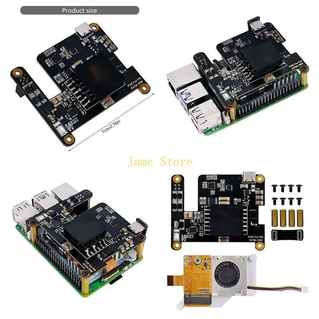 Адаптер LX0B PCIE к M.2 NVMe SSD, совместимый с платой Ethernet RPI 5 с функцией активного охлаждающего вентилятора
Адаптер LX0B PCIE к M.2 NVMe SSD, совместимый с платой Ethernet RPI 5 с функцией активного охлаждающего вентилятора