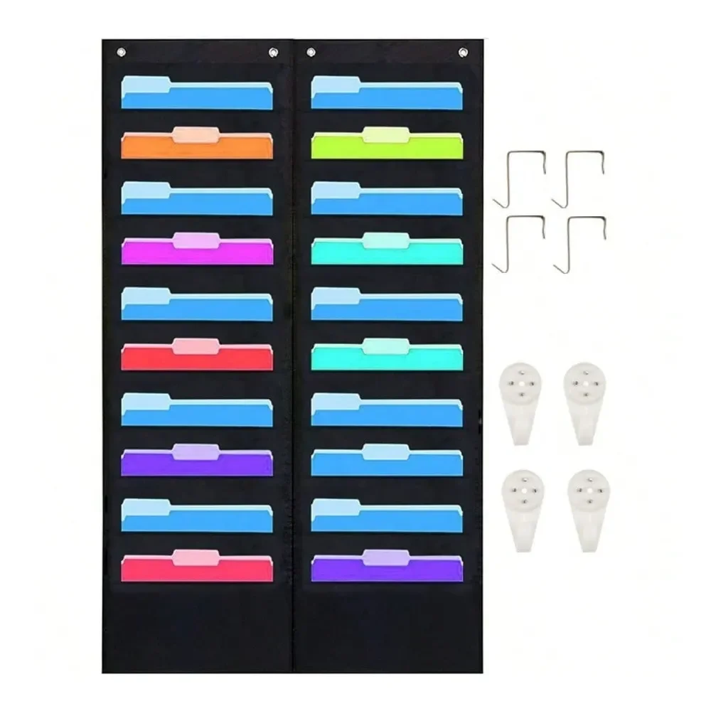 Office StorageHanging File Holder Organizer Rack 20 Pocket File Folders Wall Or Over The Door Hangings Art Sorter Holders For Ve
Office StorageHanging File Holder Organizer Rack 20 Pocket File Folders Wall Or Over The Door Hangings Art Sorter Holders For Ve