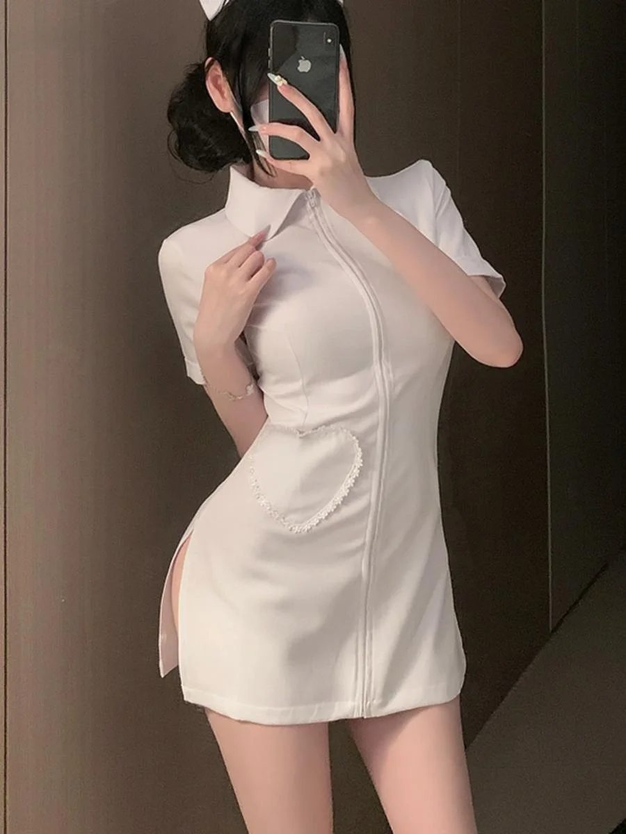 Sexy Nurse White Costume Halloween Stage Performance Clothes plus Size Show Suit Fairy Tale Ethnic Women's Fashion 2025 Summer
Sexy Nurse White Costume Halloween Stage Performance Clothes plus Size Show Suit Fairy Tale Ethnic Women's Fashion 2025 Summer