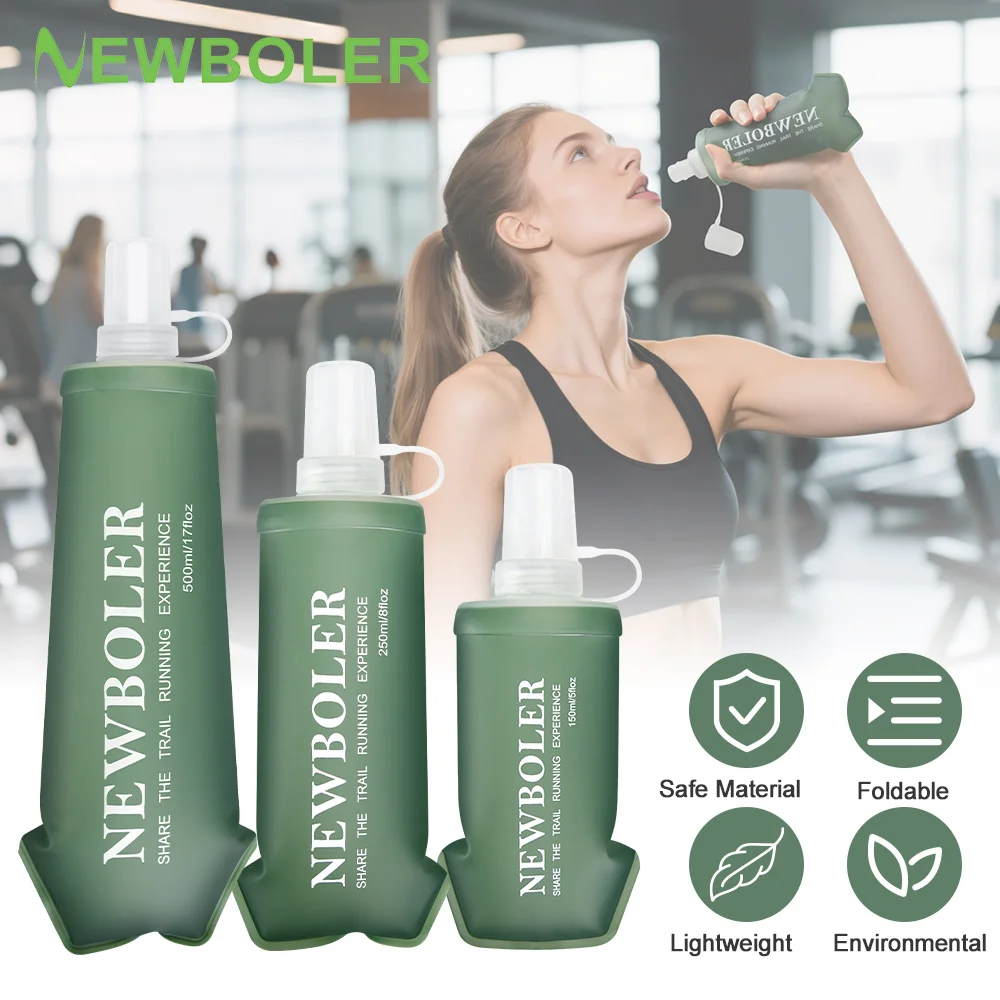 NEWBOLER 150/250/500ml Outdoor Collapsible Silicone Bite Size Water Bottle Running Camping Hiking Travel Convenient Water Bottle
NEWBOLER 150/250/500ml Outdoor Collapsible Silicone Bite Size Water Bottle Running Camping Hiking Travel Convenient Water Bottle