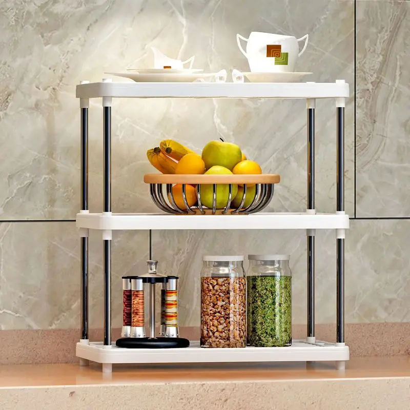 Kitchen 3 Layers White Storage Racks Bathroom Storage Rack Kitchen Spice Storage Organization Racks Household Sundries Rack
Kitchen 3 Layers White Storage Racks Bathroom Storage Rack Kitchen Spice Storage Organization Racks Household Sundries Rack