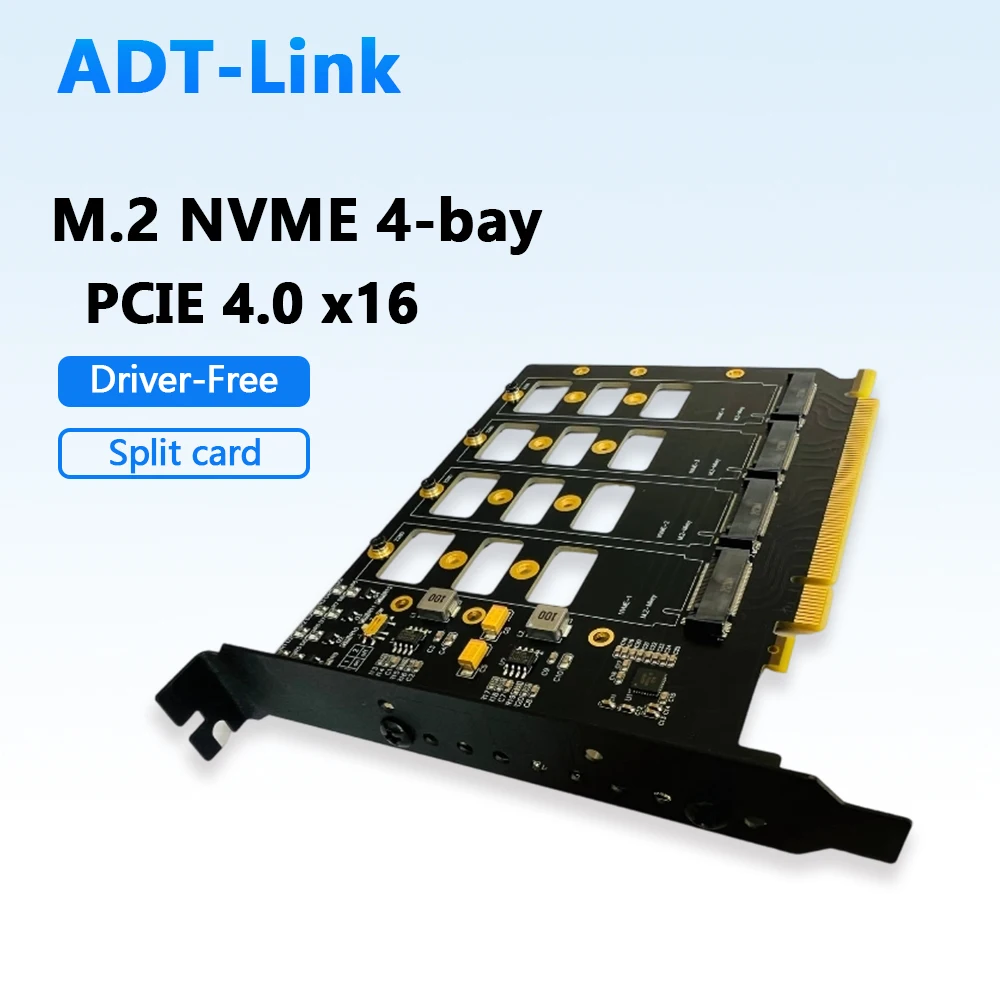 PCI-E 4.0 4 X4 To M.2 NVMe 4-Bays Expansion Card for M2 NVMe Solid State Drive SSD PCIe X16 Gen4 4-Disk Split Adapter Card
PCI-E 4.0 4 X4 To M.2 NVMe 4-Bays Expansion Card for M2 NVMe Solid State Drive SSD PCIe X16 Gen4 4-Disk Split Adapter Card