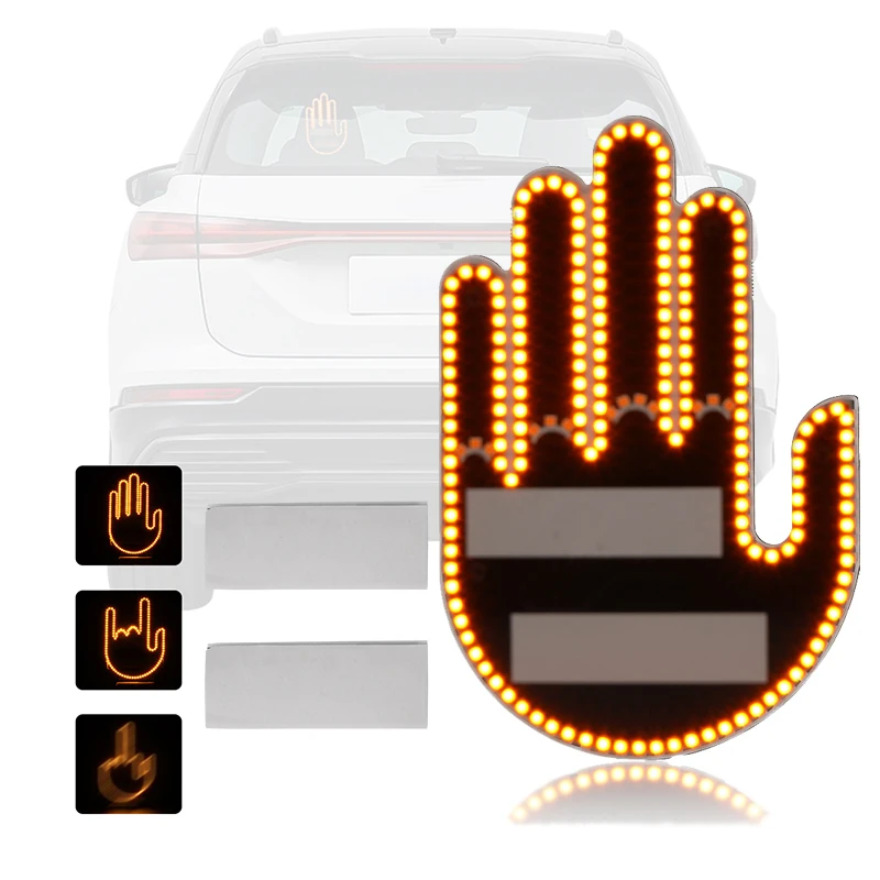 1 Set Car Finger Light with Remote Control Cool Funny Car Interior Light Finger Up LED Middle Finger Hand Lamp Car Accessories
1 Set Car Finger Light with Remote Control Cool Funny Car Interior Light Finger Up LED Middle Finger Hand Lamp Car Accessories