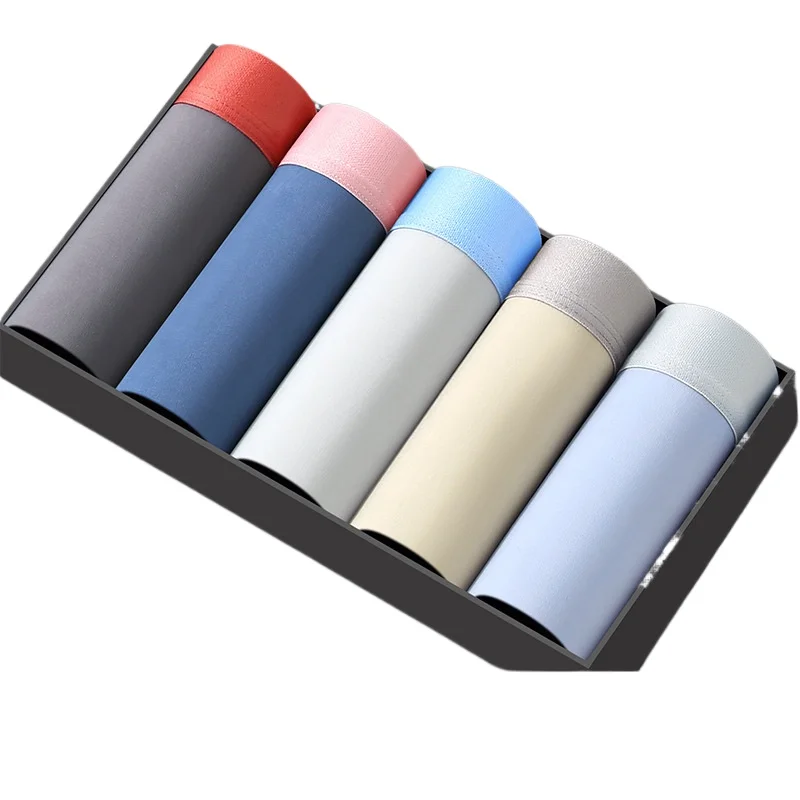 5Pcs Men's underwear Ice Silk Seamless Boxers Antibacterial Breathable Boxer Pants Short Pants Summer Thin Panties трусы мужские
5Pcs Men's underwear Ice Silk Seamless Boxers Antibacterial Breathable Boxer Pants Short Pants Summer Thin Panties трусы мужские