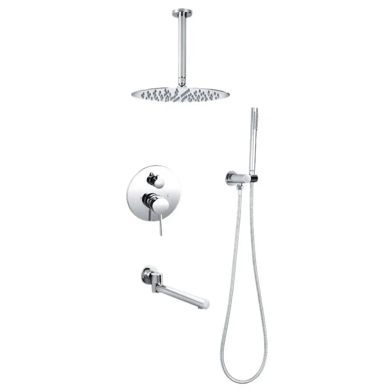 Three functions, embedded, concealed, shower, set, hidden, round, shower.
Three functions, embedded, concealed, shower, set, hidden, round, shower.