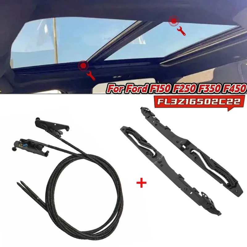 Convenient Sunroof Glass Cables+Track Assembly For Ford F150 15-20 For F250 F350 F450 17-19 Replacement Car Accessories
Convenient Sunroof Glass Cables+Track Assembly For Ford F150 15-20 For F250 F350 F450 17-19 Replacement Car Accessories