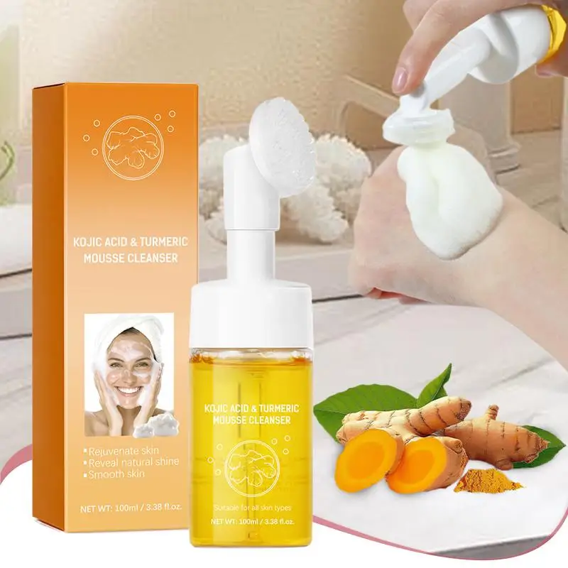 Turmeric Facial Cleanser Skin Cleansing Brightening Oil Control Exfoliation Blackhead Remover Face Wash Cleanser Face Wash Foam
Turmeric Facial Cleanser Skin Cleansing Brightening Oil Control Exfoliation Blackhead Remover Face Wash Cleanser Face Wash Foam