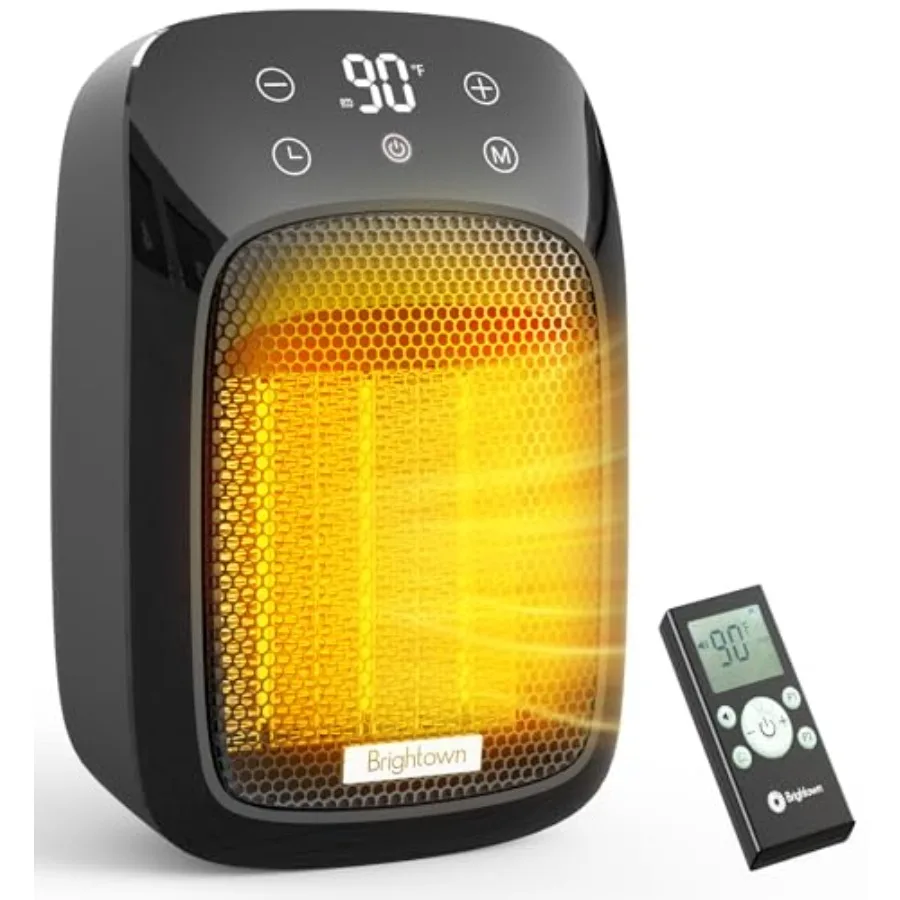 Wall Plug-in Heater for Indoor Use 800W Small Electric Space Heater with Thermostat Remote Control Overheat Protection LED Disp
Wall Plug-in Heater for Indoor Use 800W Small Electric Space Heater with Thermostat Remote Control Overheat Protection LED Disp